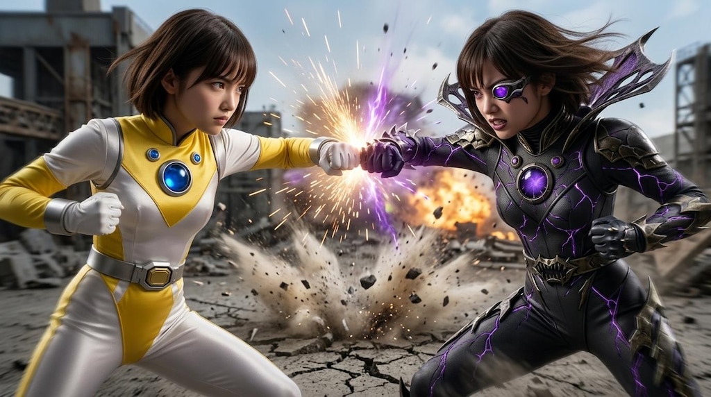 戦隊ヒロイン対ヴィラン