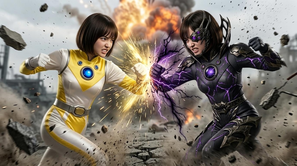 戦隊ヒロイン対ヴィラン