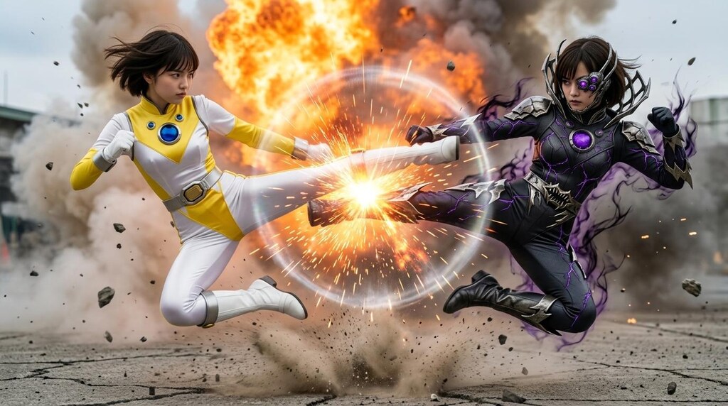 戦隊ヒロイン対ヴィラン