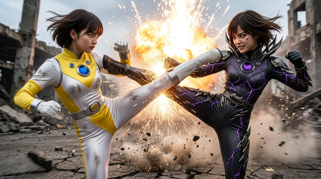 戦隊ヒロイン対ヴィラン