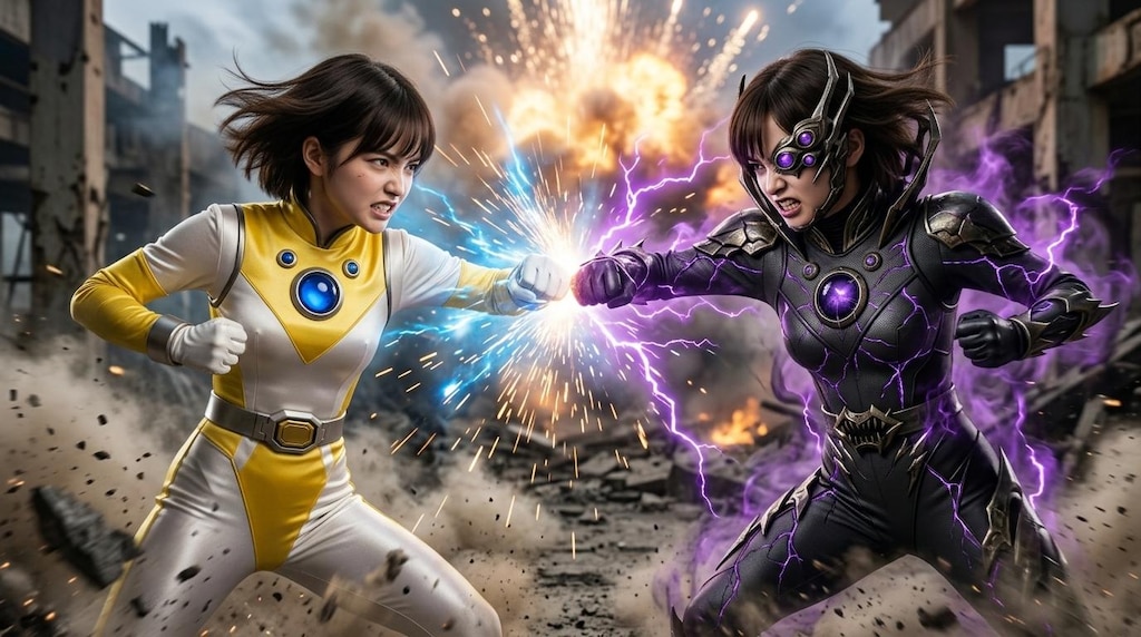 戦隊ヒロイン対ヴィラン