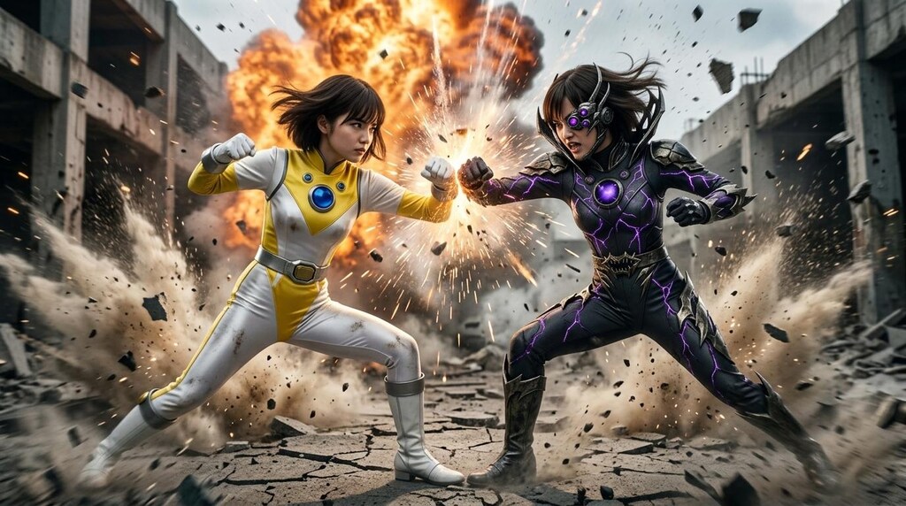 戦隊ヒロイン対ヴィラン