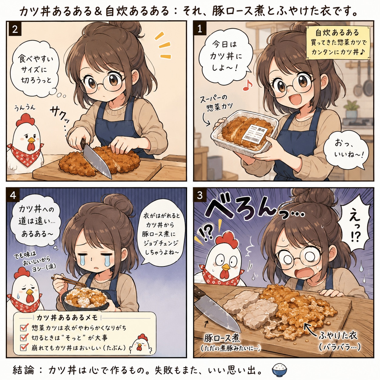 自炊カツ丼