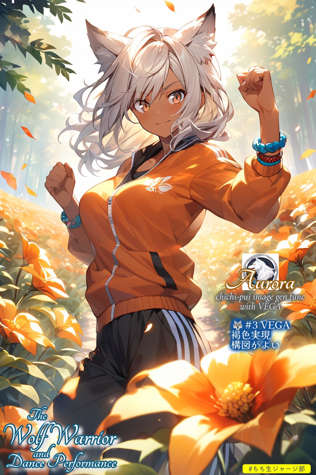 狼の戦士と秋の演舞