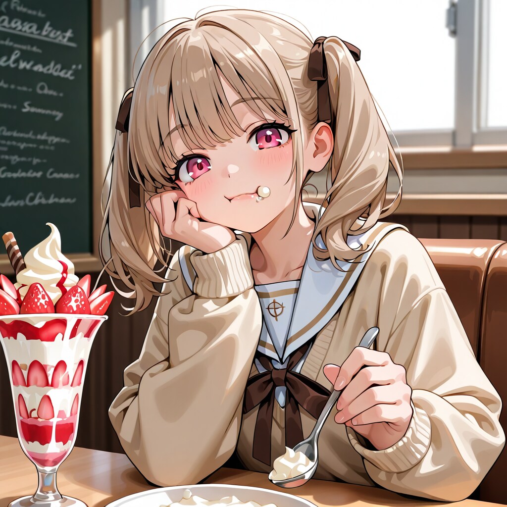 イチゴパフェ | の人気AIイラスト・グラビア