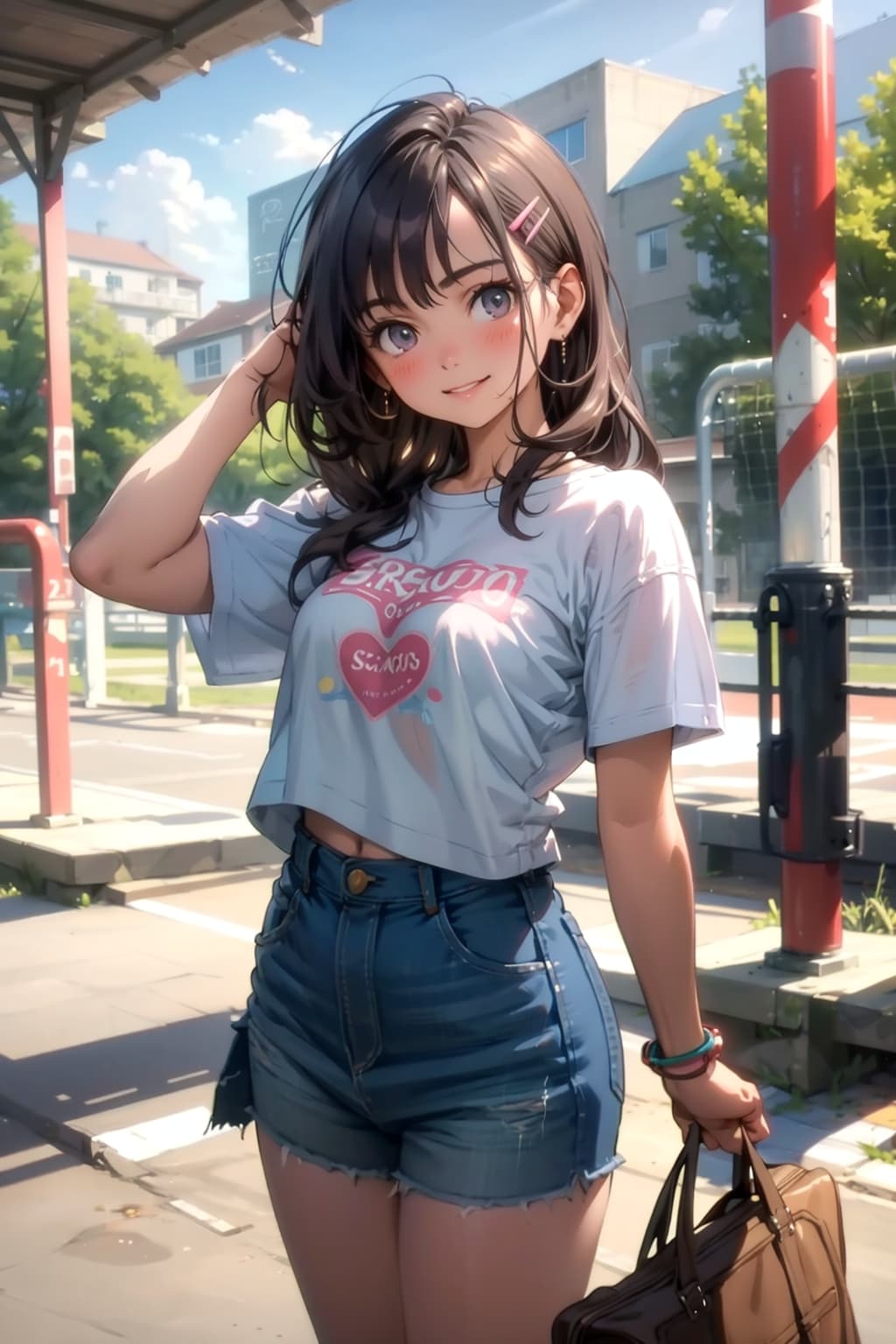 旅行に出発する瞬間