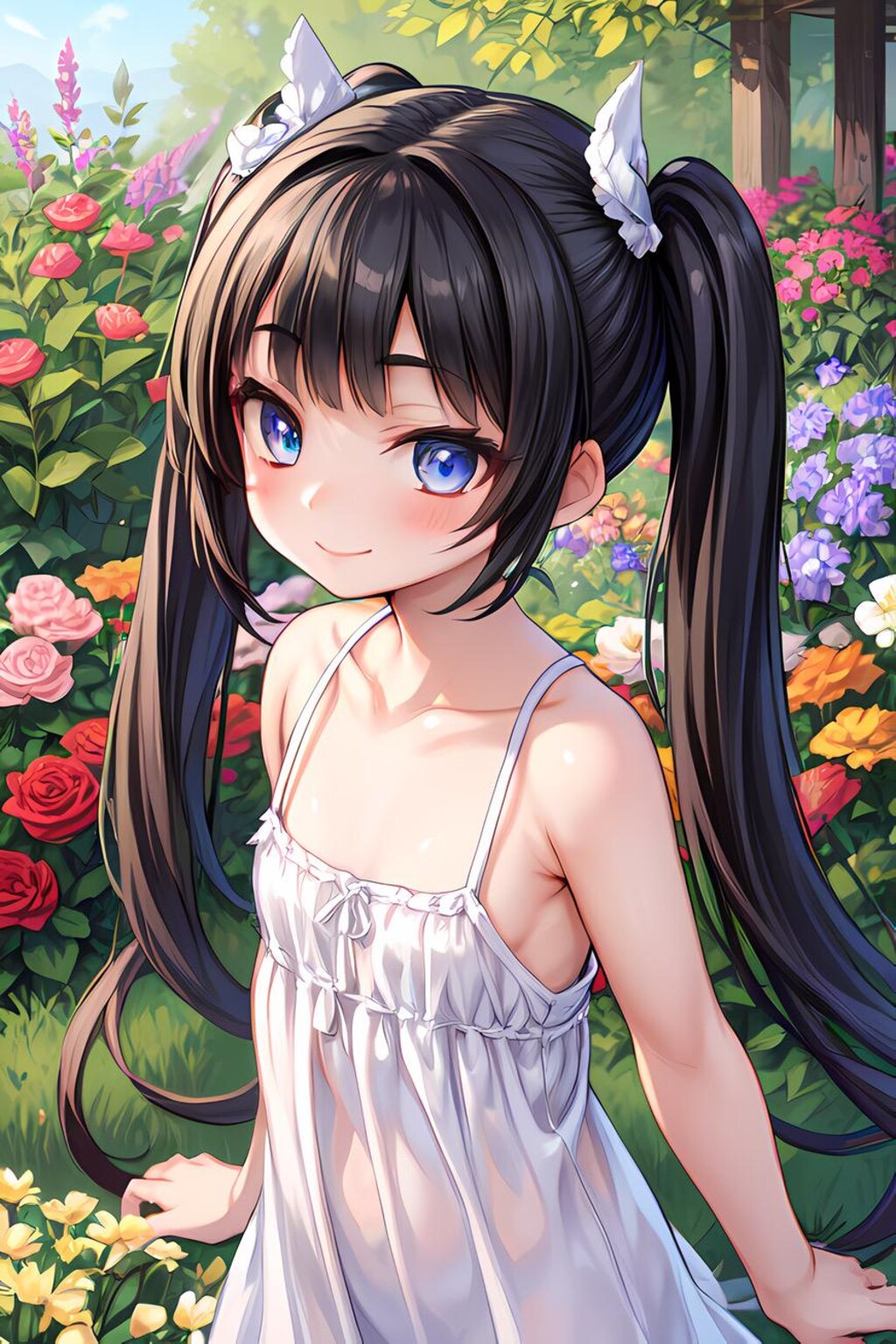 黒髪ツインテ少女💖