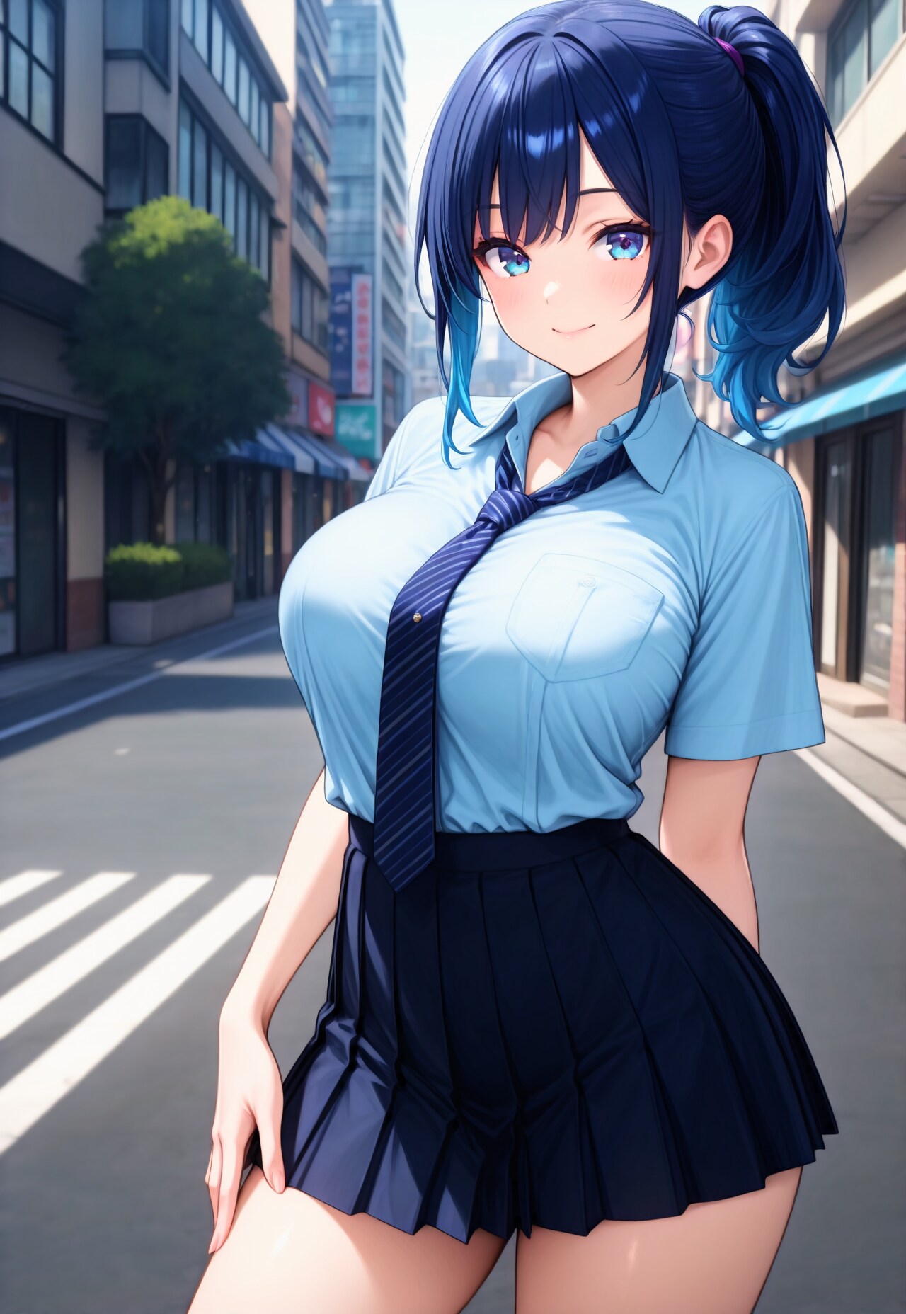 445（青系の制服）