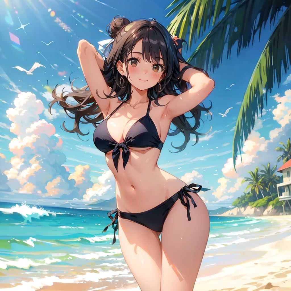 ビキニの少女