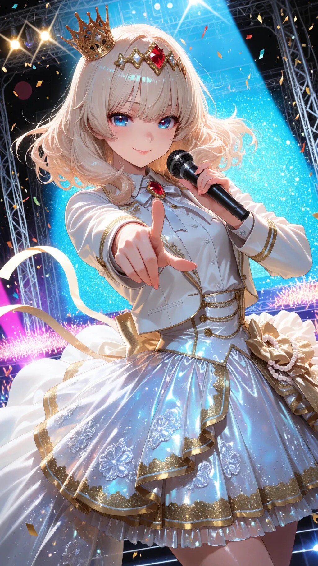 ブレザー型アイドル衣装