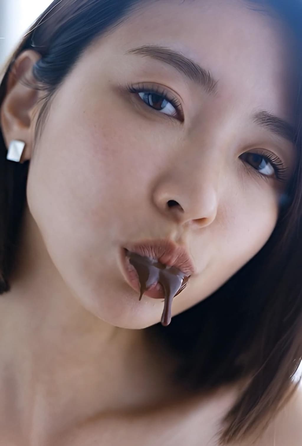 舌で転がす本命チョコ