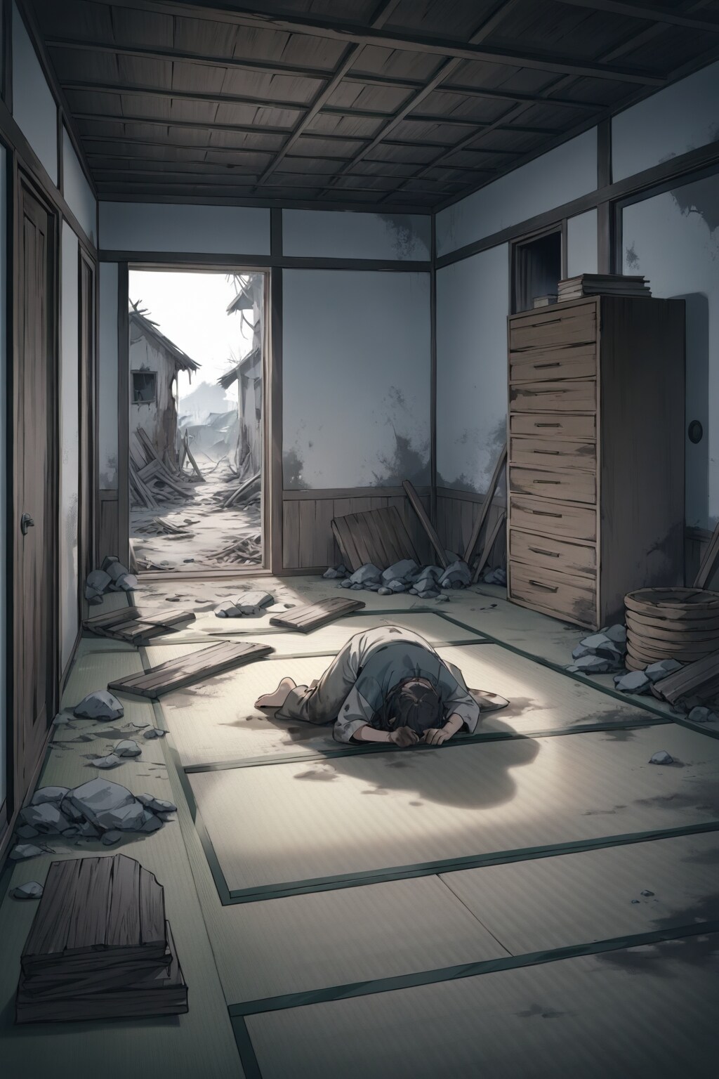 呪われた廃屋にて