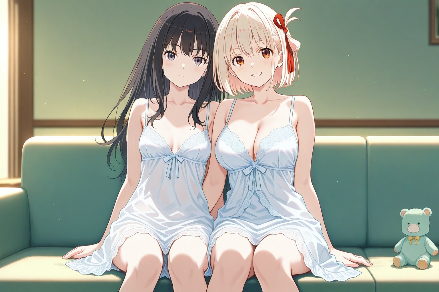 リメイク版「鏑木 千束 ちゃん」と「井之上 たきな ちゃん」のツーショット