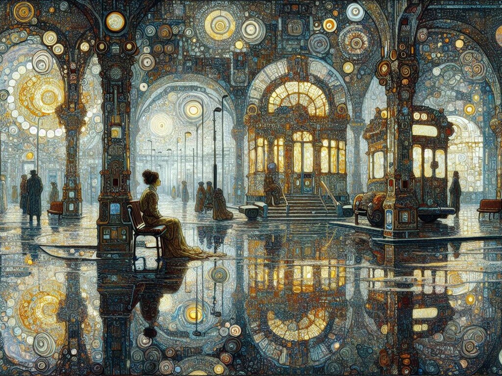 バス停で 02「昼」(10枚)