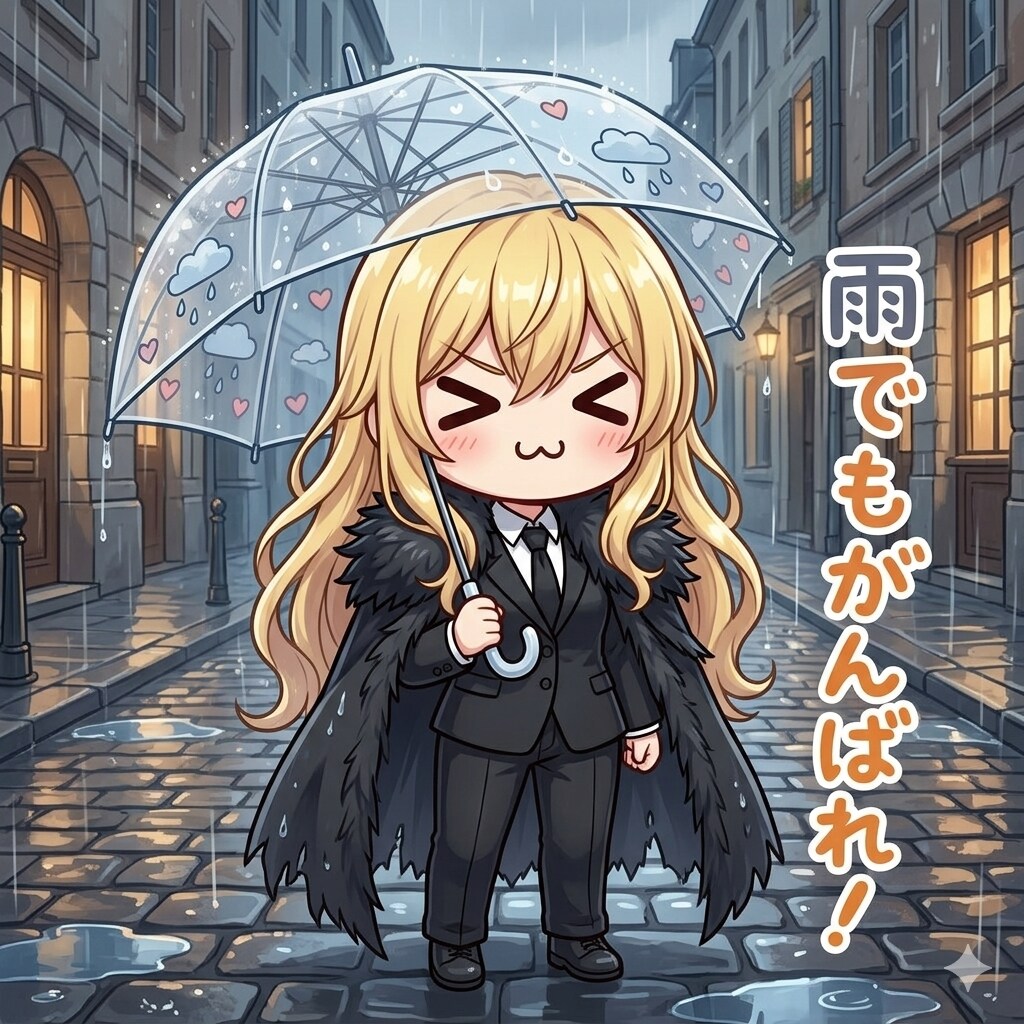 雨でもガンバレ！ | の人気AIイラスト・グラビア
