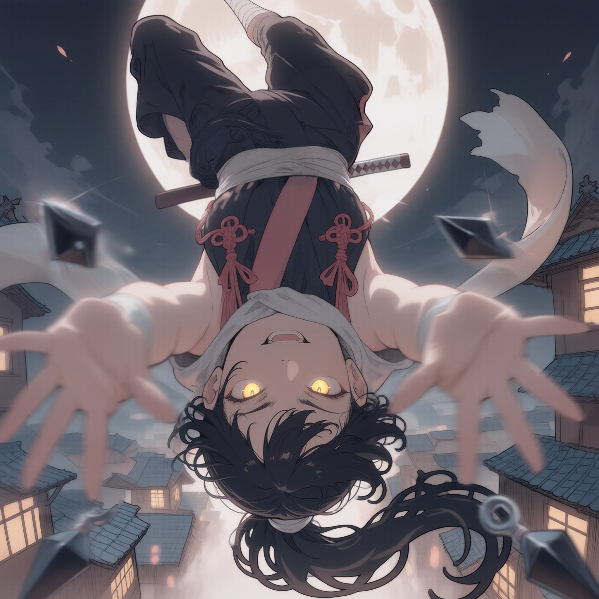 月下の戦い | の人気AIイラスト・グラビア