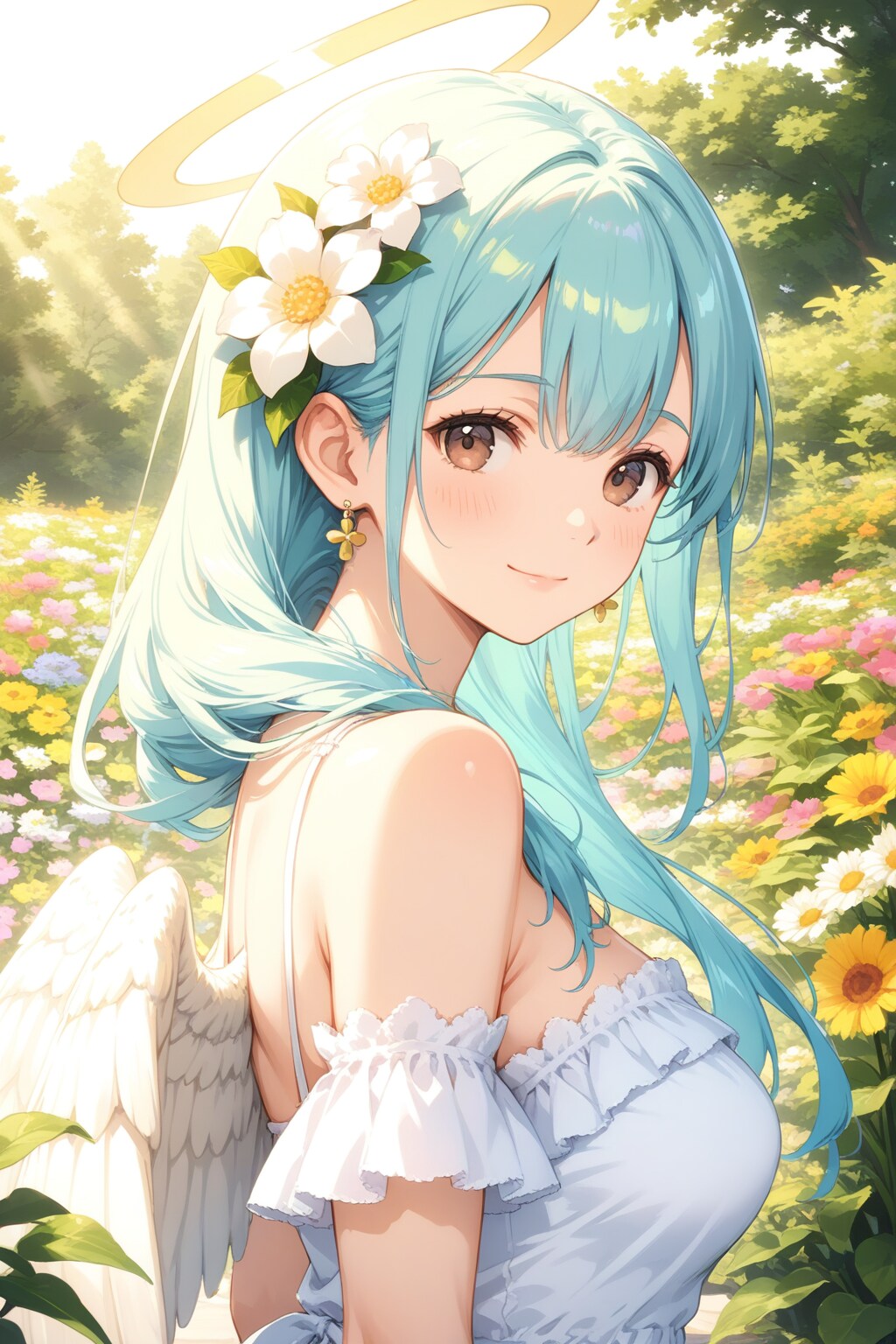 天使さん頑張ります！（LARIMAR） | の人気AIイラスト・グラビア