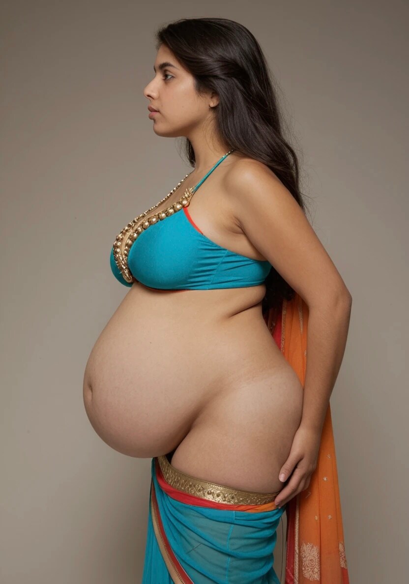 妊娠してるインド人お姉さん
