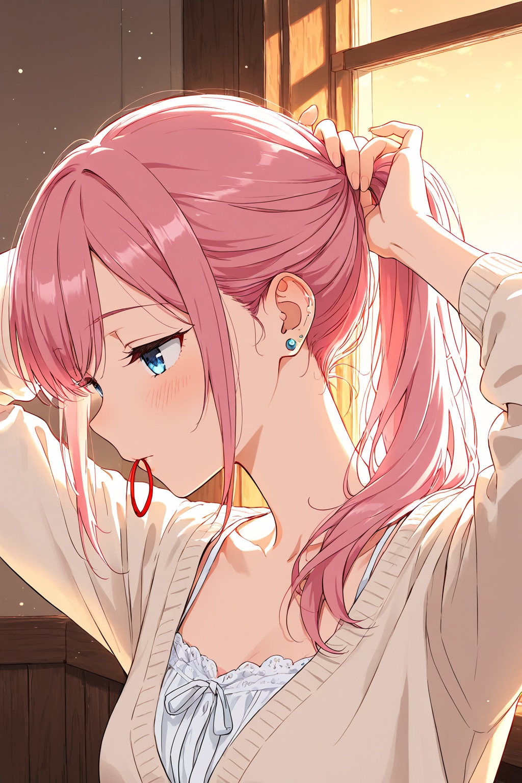今日はポニテにしようかな | の人気AIイラスト・グラビア