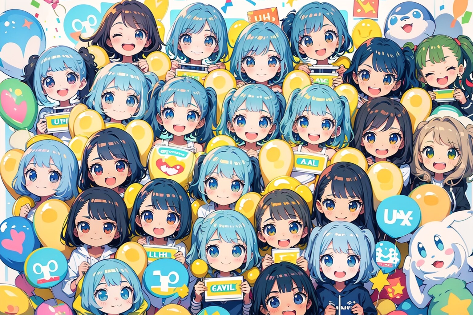 青髪ちゃんいっぱい作戦