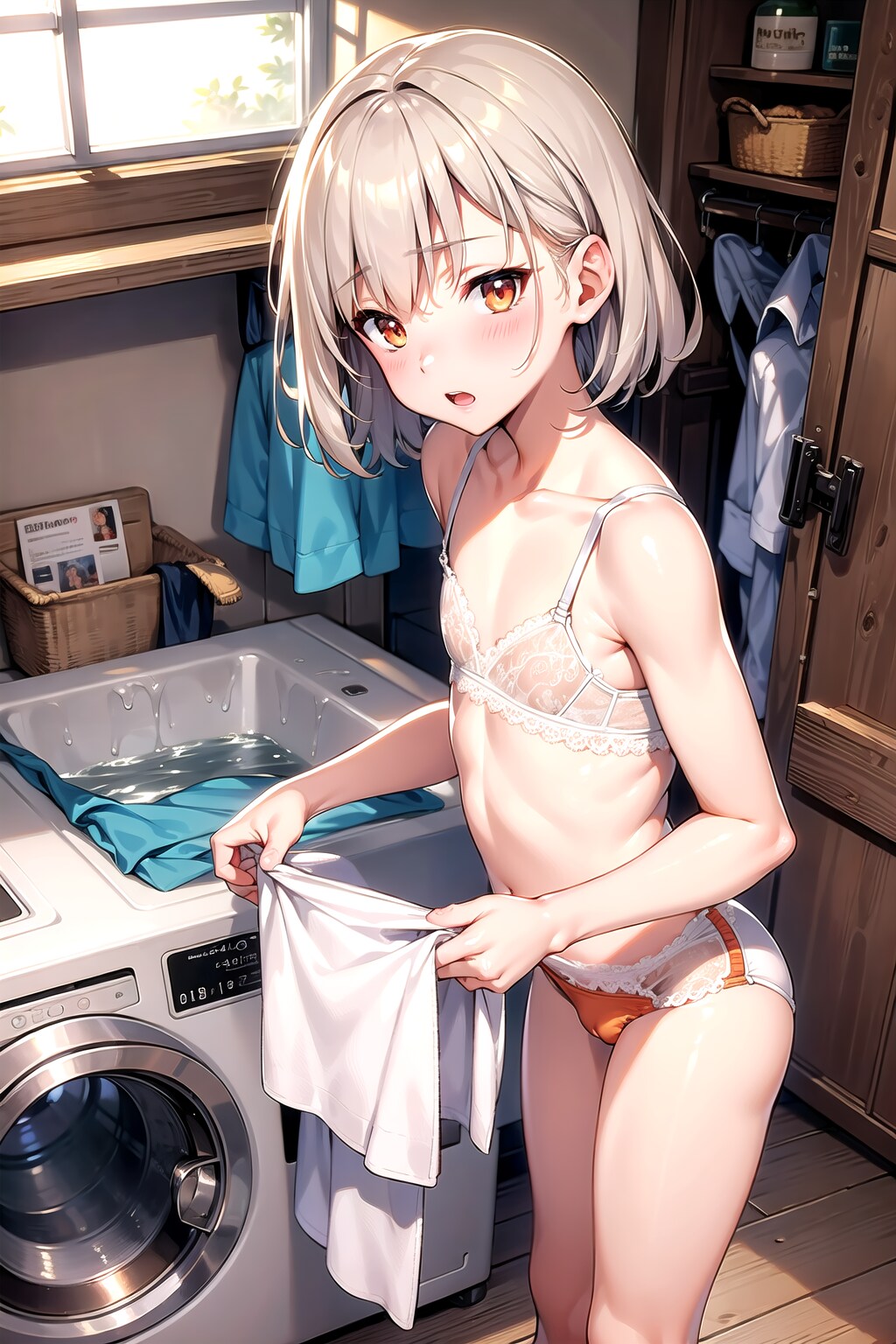 洗濯中男の娘