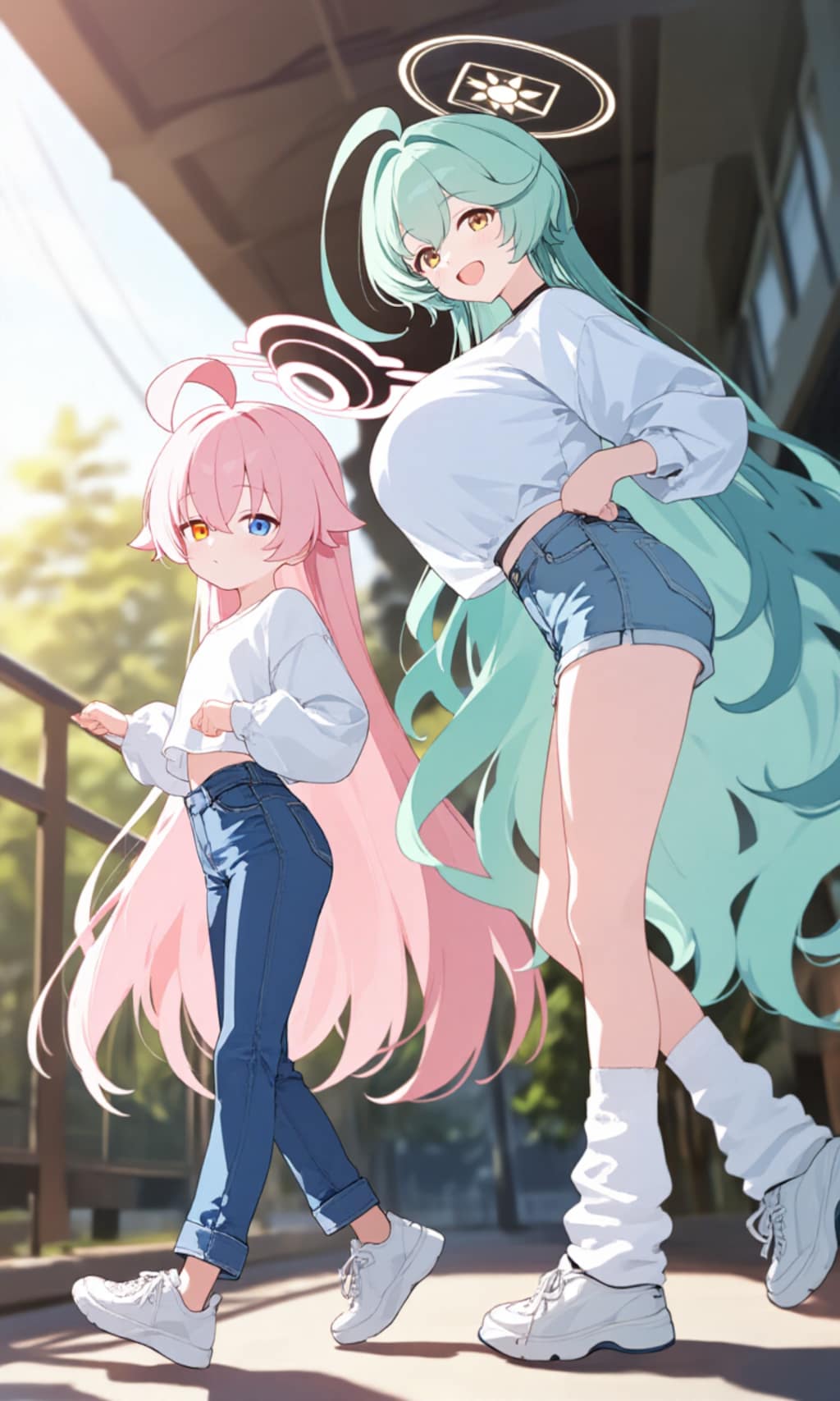 ホシノとユメ　夏私服2