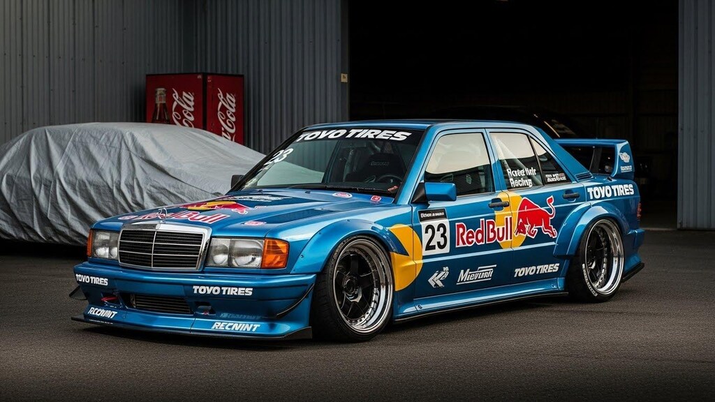 トーヨータイヤメルセデスベンツ190Eのドリ車