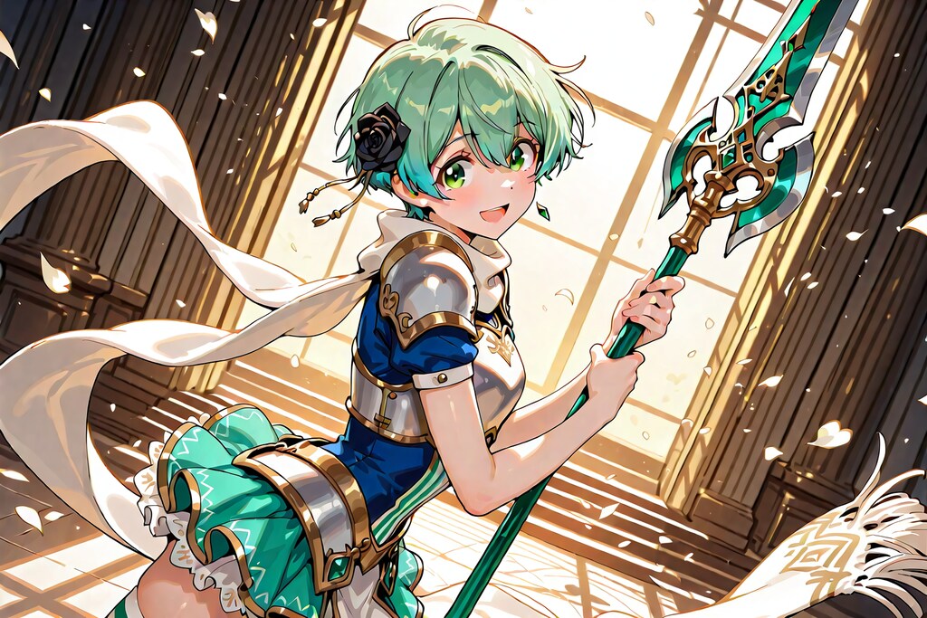 槍使いの少女