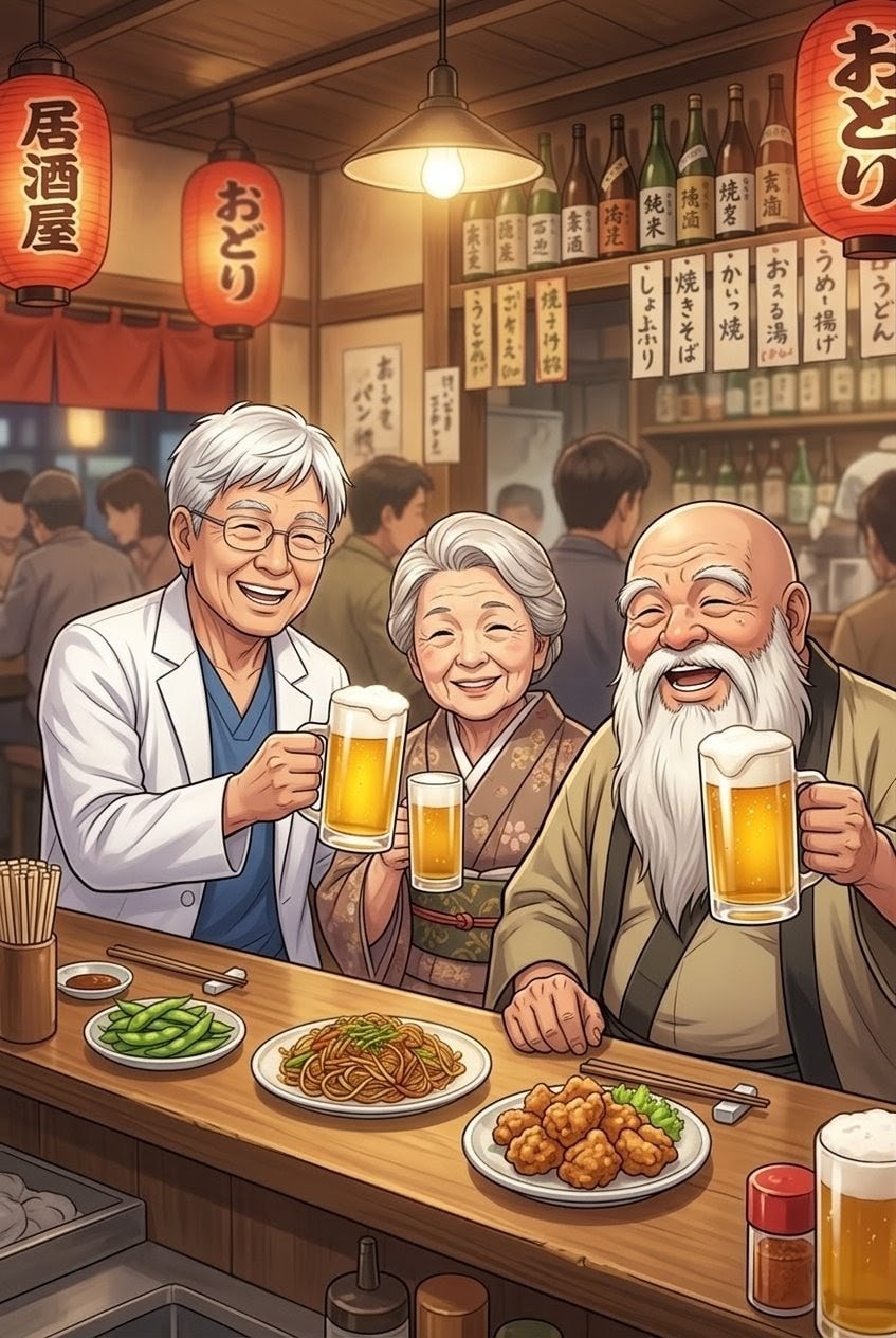 乾杯の3人 | の人気AIイラスト・グラビア