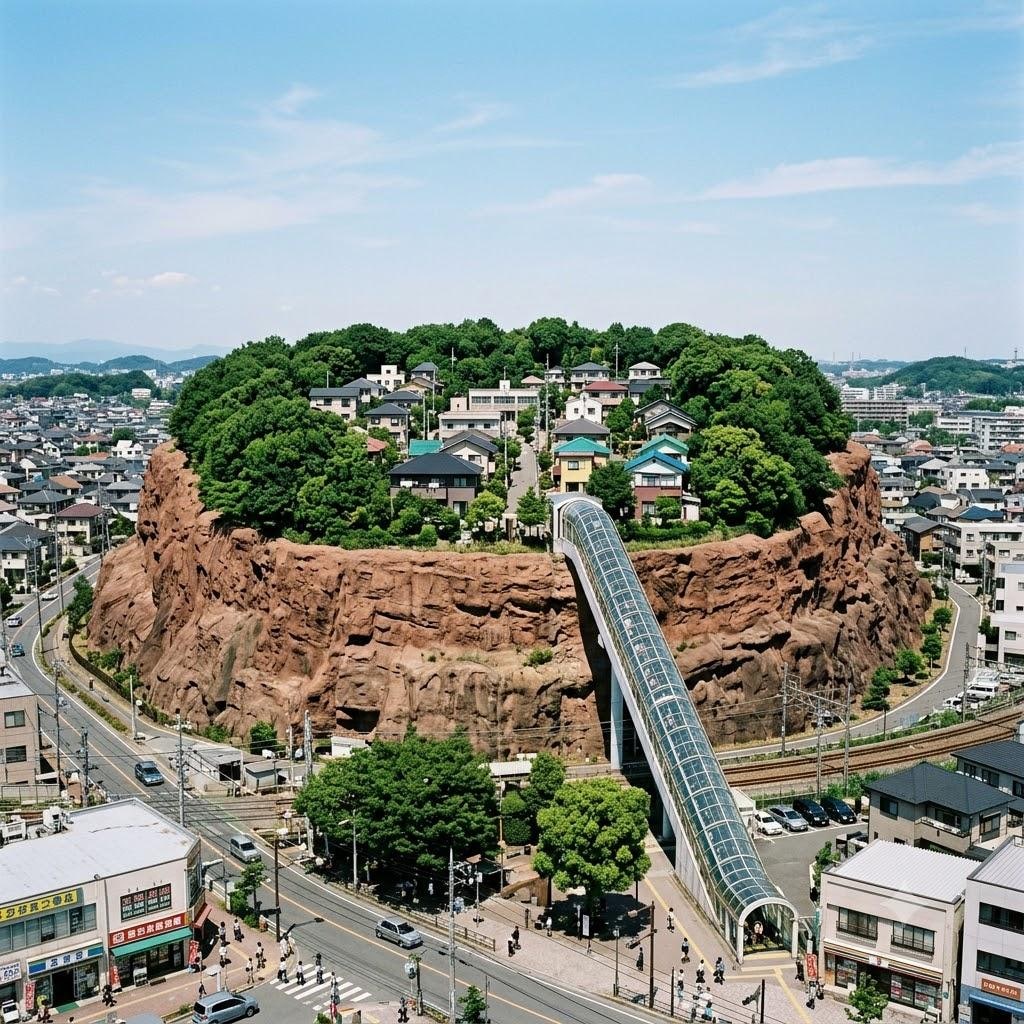 エアーズロックの上の町