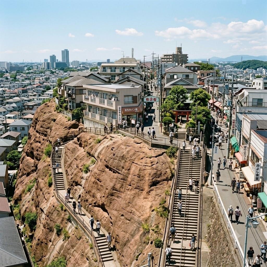 エアーズロックの上の町