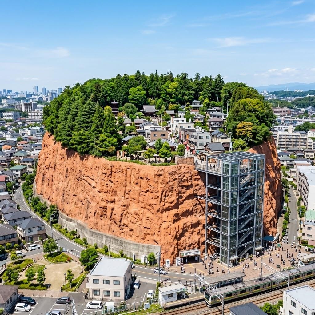 エアーズロックの上の町
