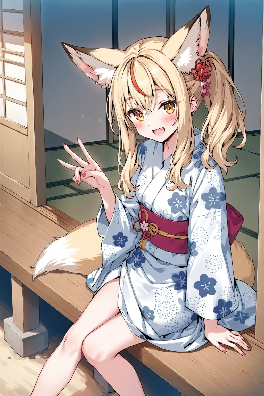 涼の狐耳娘