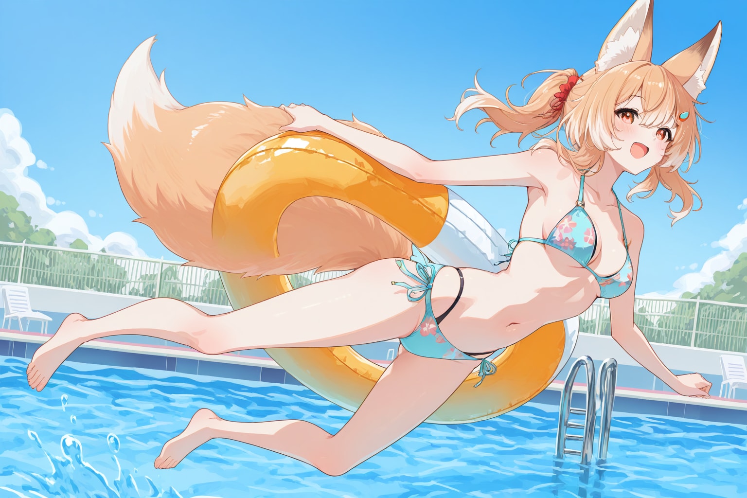 ダイビングギツネ