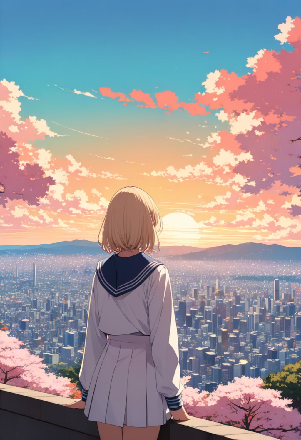 眺望絶佳(春・桜)(3)