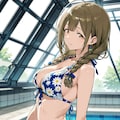 こちらは生地が青ですね・・・素敵だと思います。 2枚目