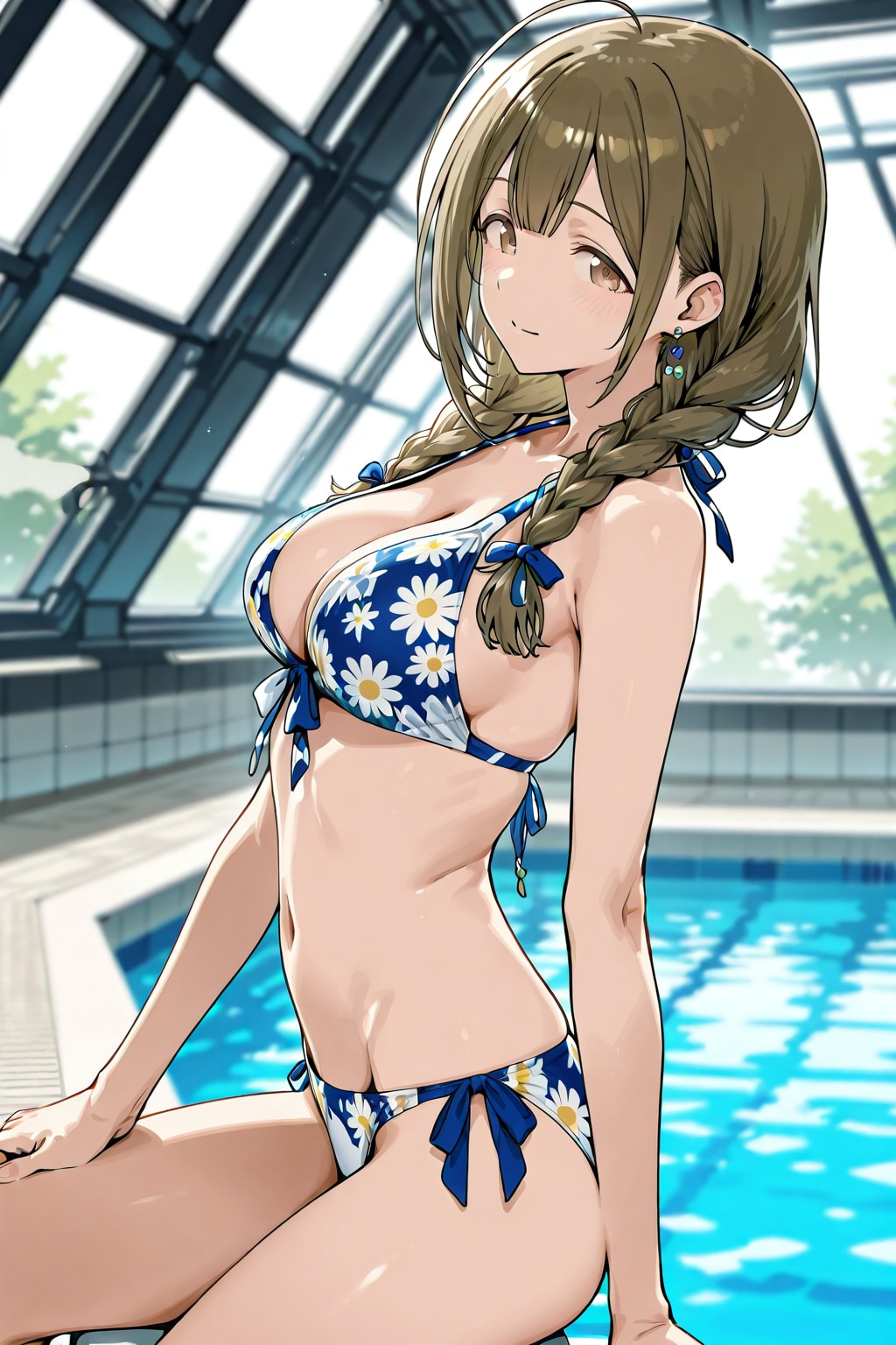 こちらは生地が青ですね・・・素敵だと思います。