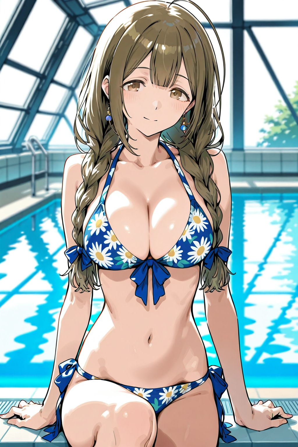 こちらは生地が青ですね・・・素敵だと思います。
