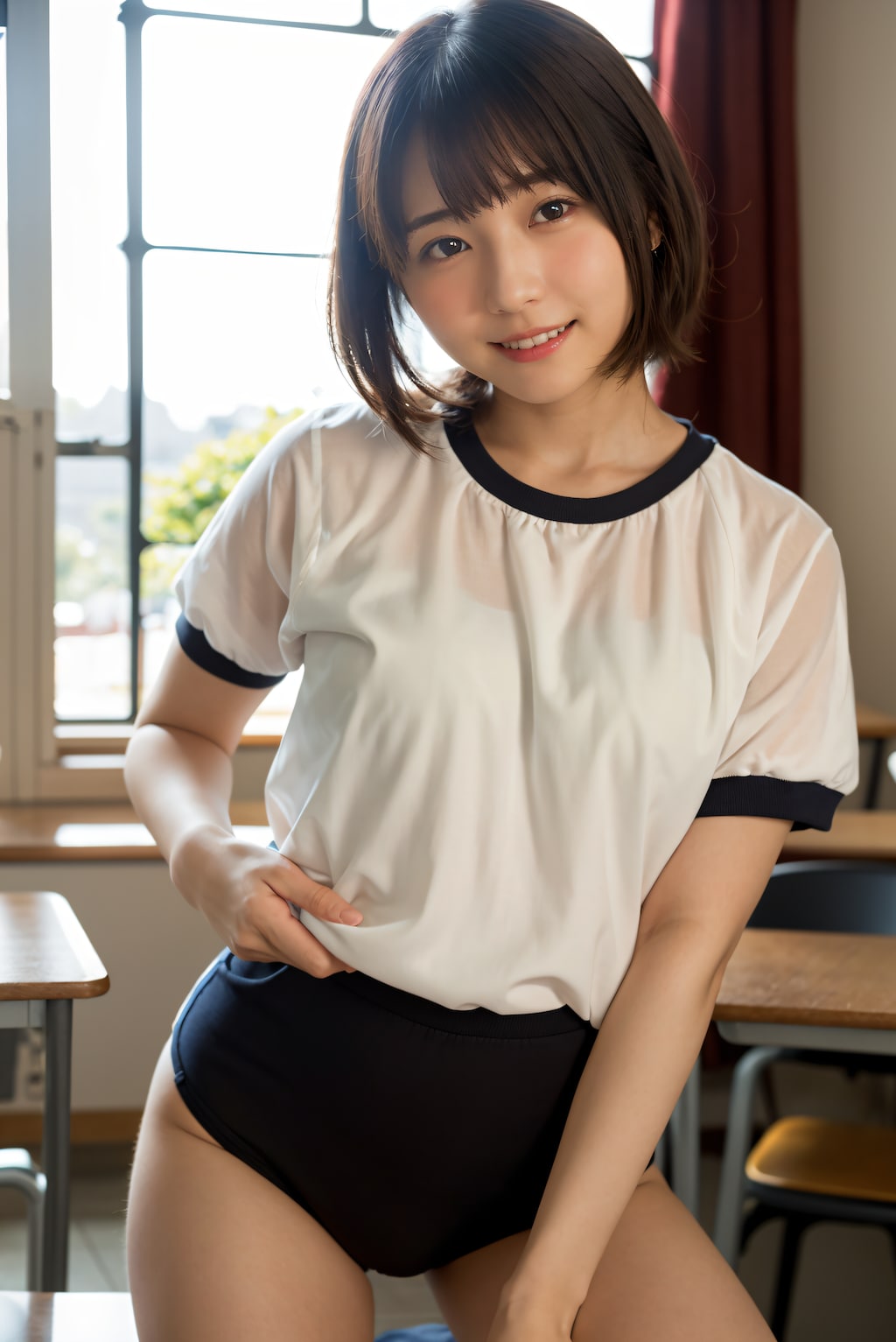 体操服の女の子