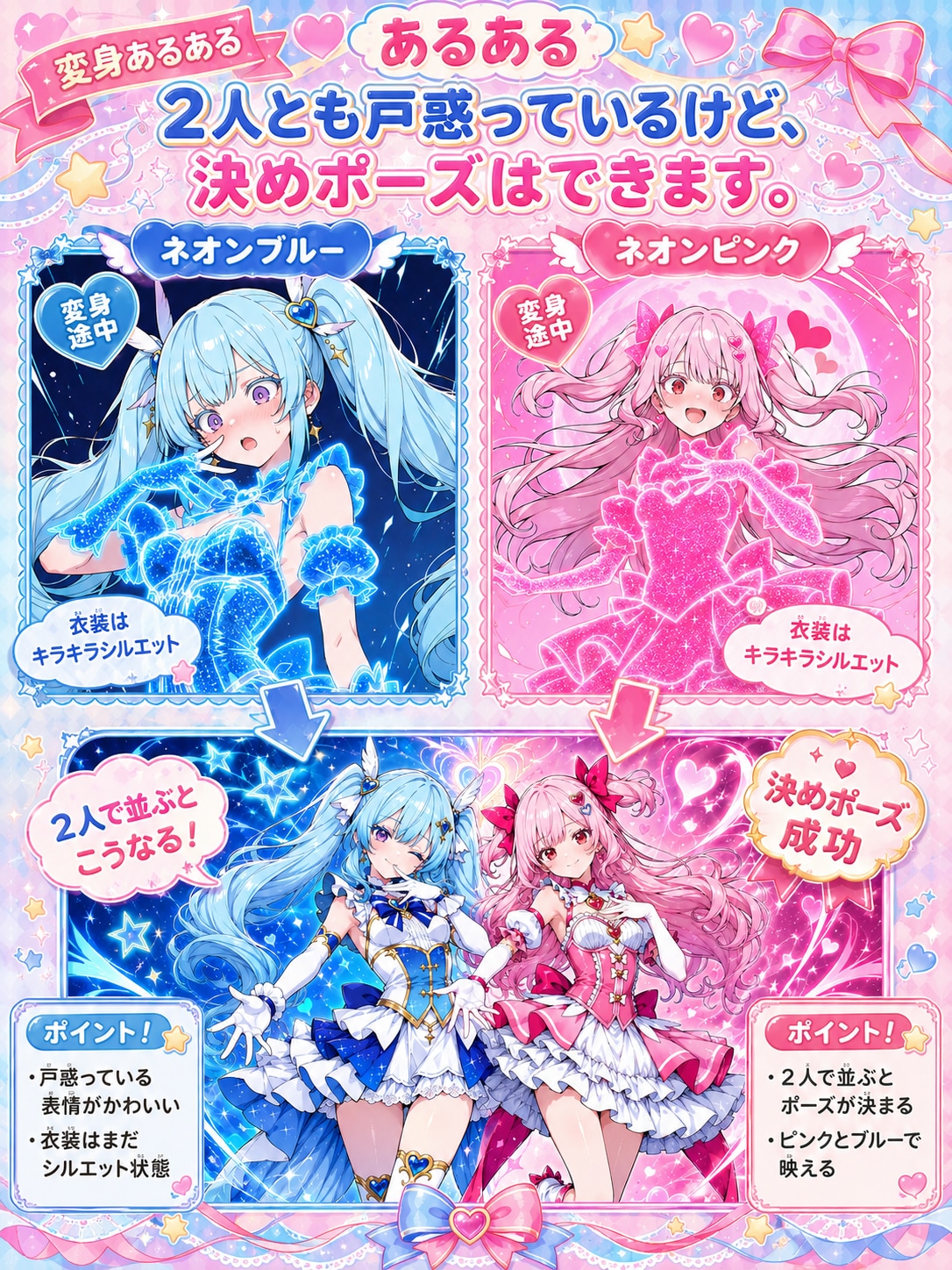 突然でも決めポーズはできます | の人気AIイラスト・グラビア