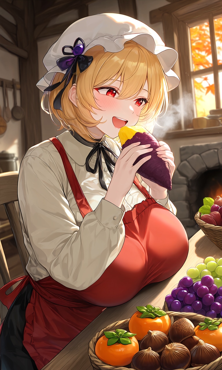 秋をいただきます！ | の人気AIイラスト・グラビア
