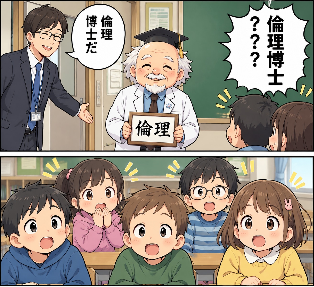 倫理博士と12年後のボク | の人気AIイラスト・グラビア