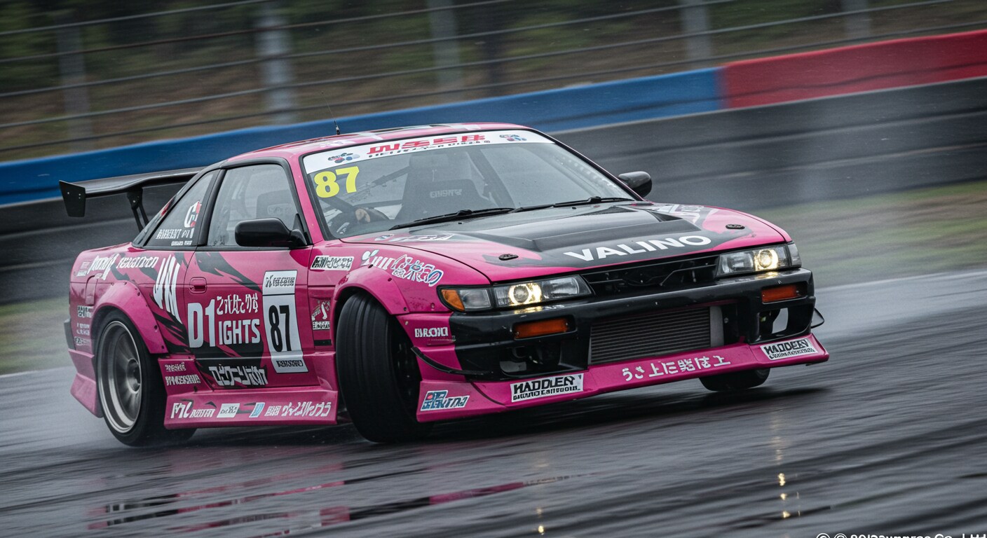 S13シルビア　シルエイティドリ車