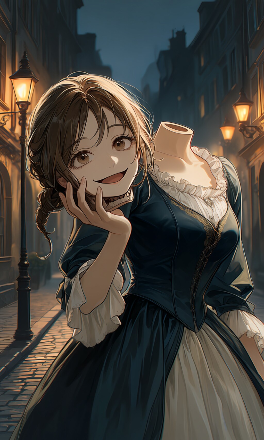 首を持つ女