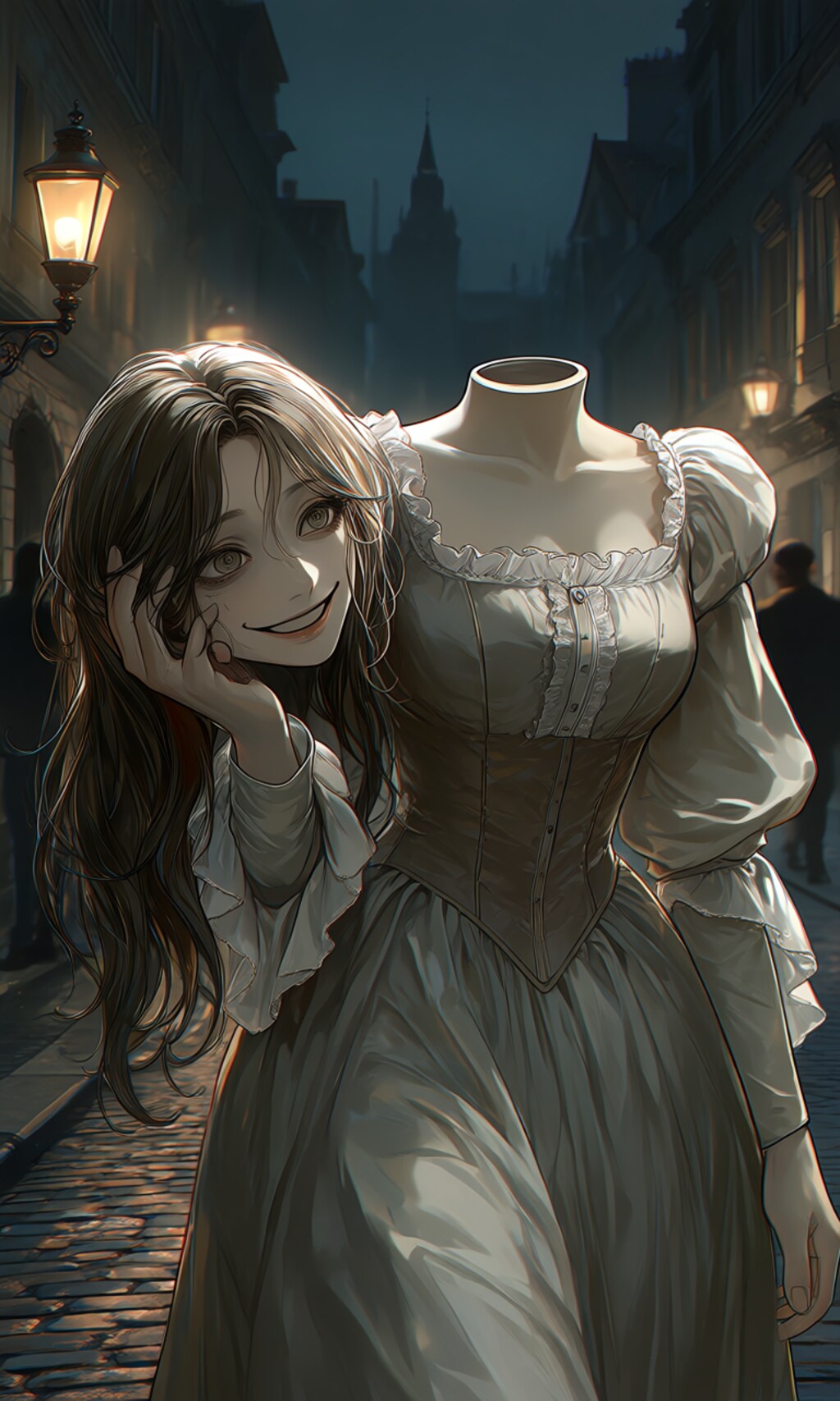 首を持つ女