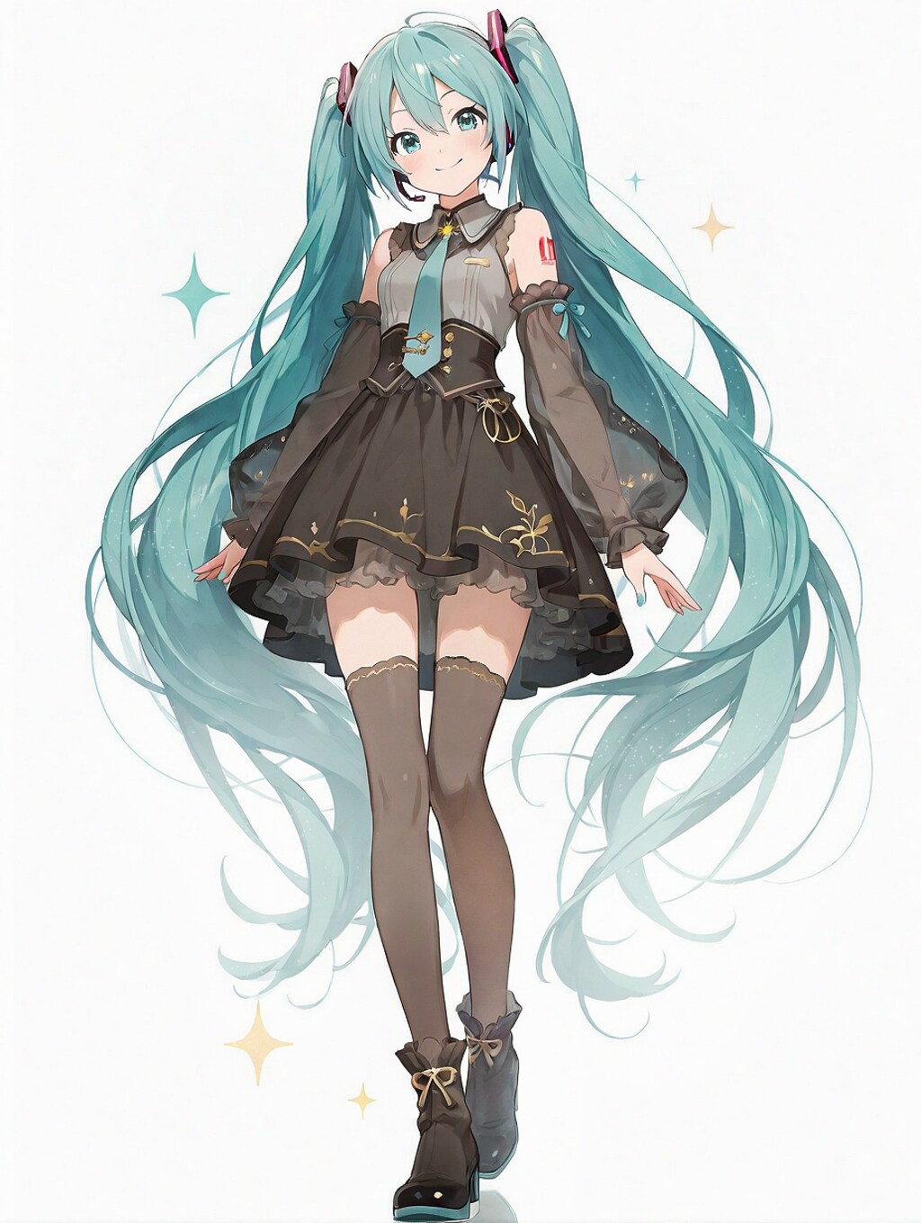 Retro-colored costume