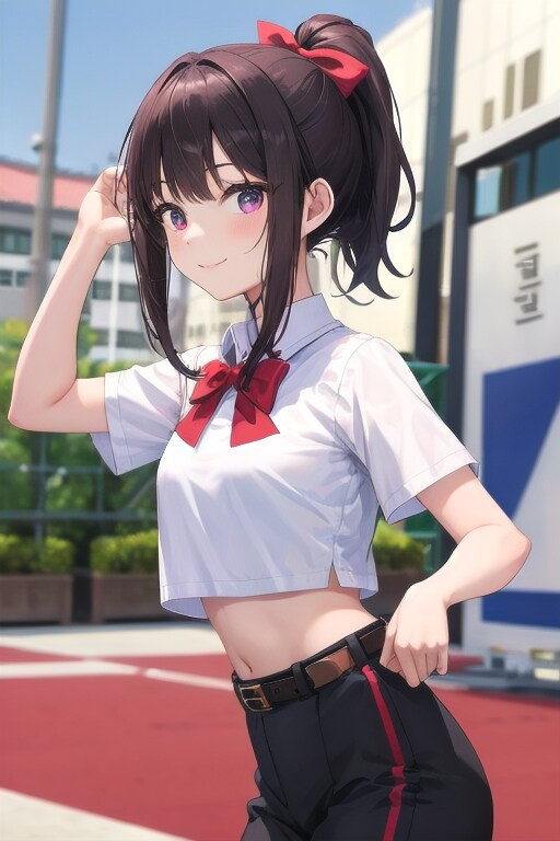 かっこかわいい韓国テコンドー美少女イ・ソア（李瑞雅）　ソウル市内でテコンドー演武！