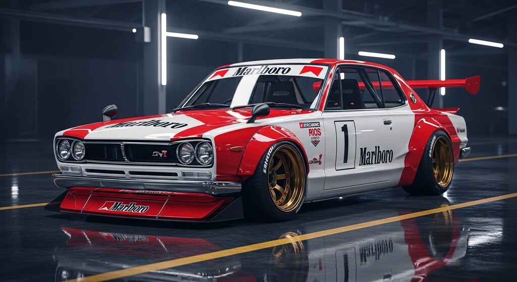 マルボロスカイラインレーシングカー