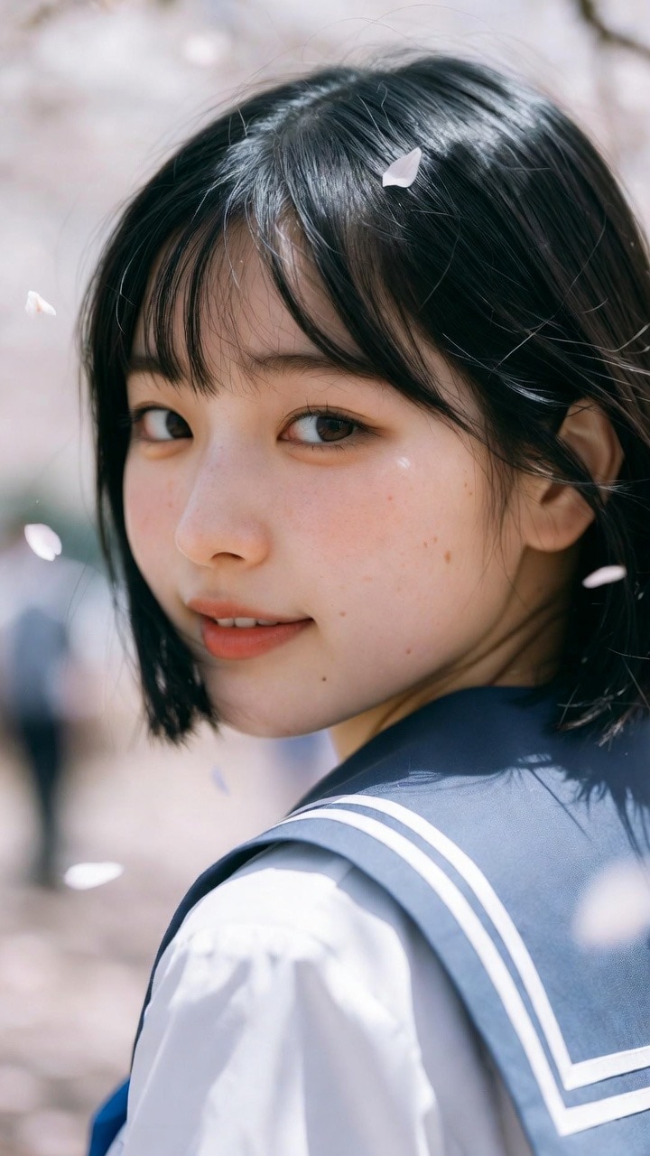 入学式の朝、視線が止まった
