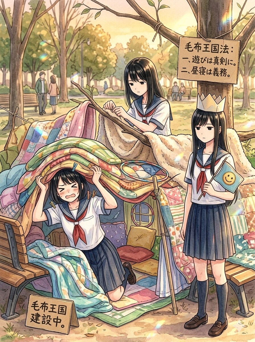 毛布の王国の建設